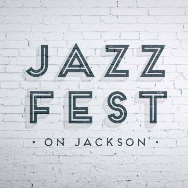 JazzFest on Jackson logo design